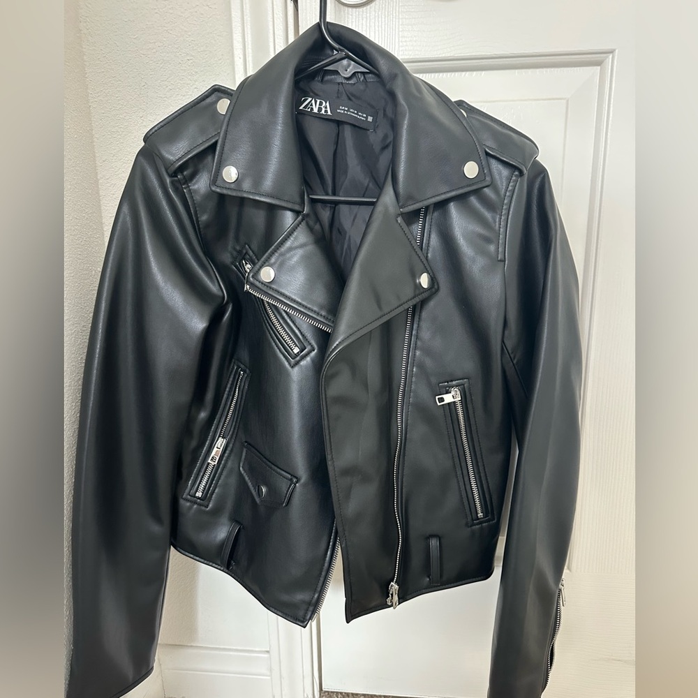 Zara Faux Leather Jacket